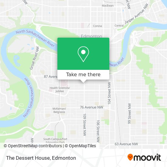 The Dessert House map