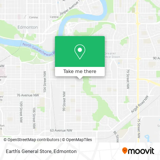 Earth's General Store map