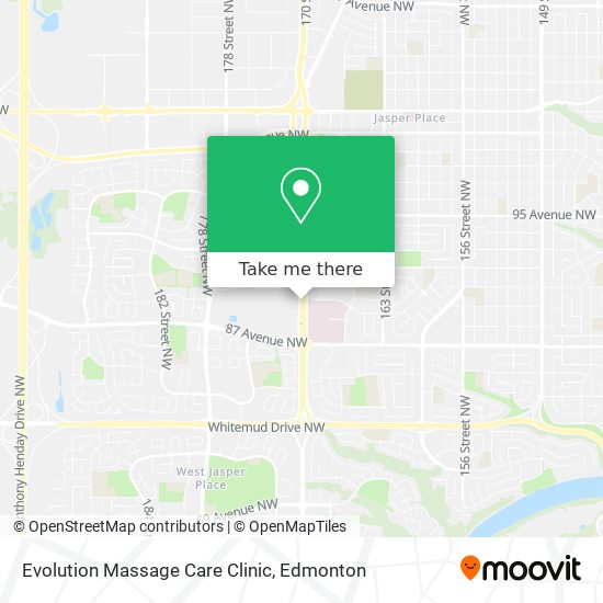 Evolution Massage Care Clinic map