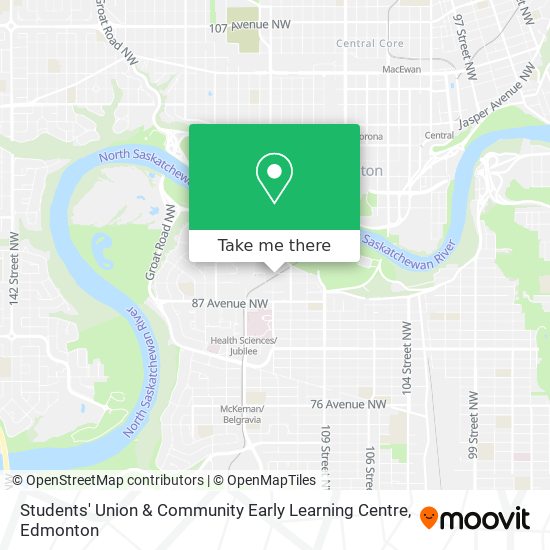 Students' Union & Community Early Learning Centre map