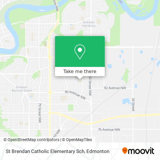 St Brendan Catholic Elementary Sch map