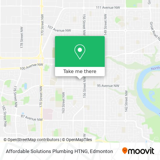 Affordable Solutions Plumbing HTNG map