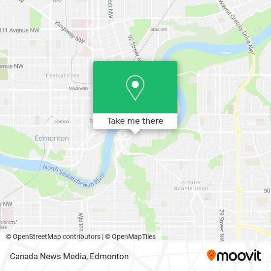 Canada News Media map