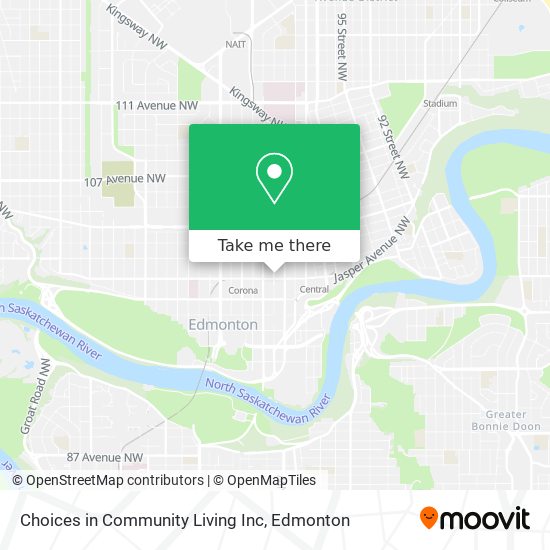 Choices in Community Living Inc map