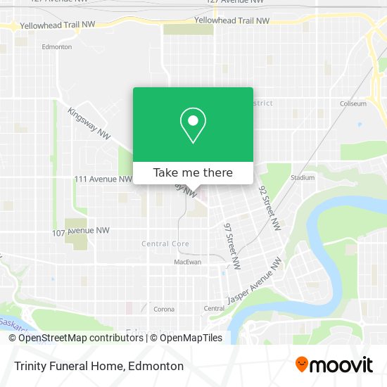 Trinity Funeral Home map