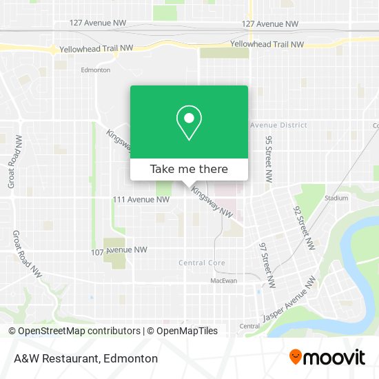 A&W Restaurant plan