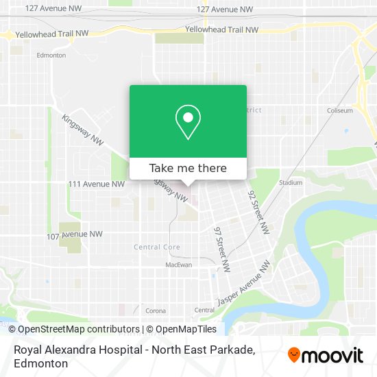 Royal Alexandra Hospital - North East Parkade plan