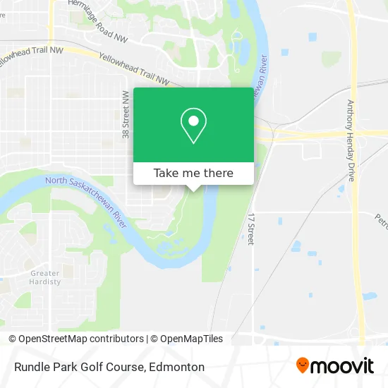Rundle Park Golf Course map