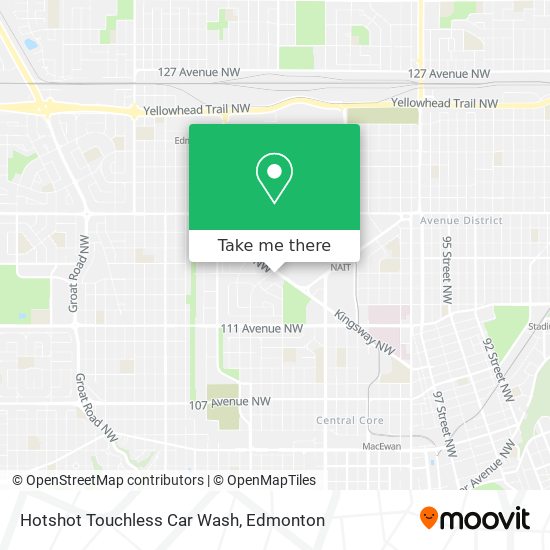 Hotshot Touchless Car Wash map