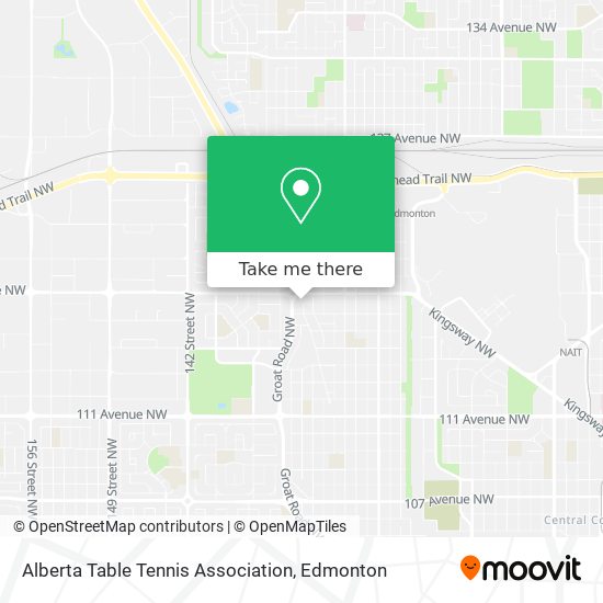 Alberta Table Tennis Association plan