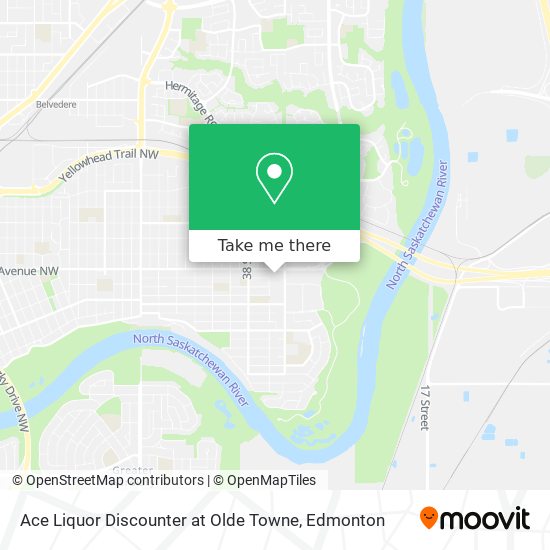 Ace Liquor Discounter at Olde Towne map
