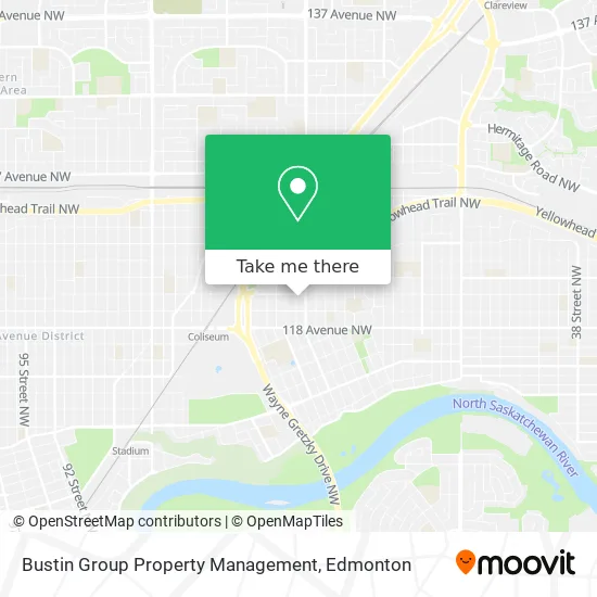 Bustin Group Property Management map