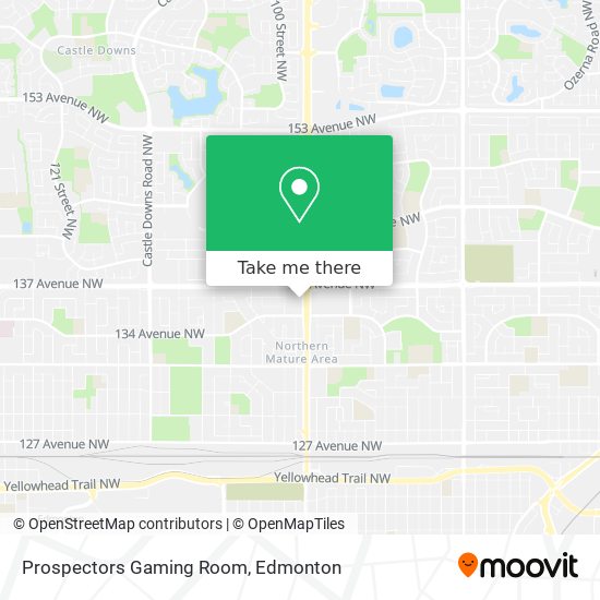 Prospectors Gaming Room map