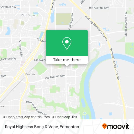 Royal Highness Bong & Vape map