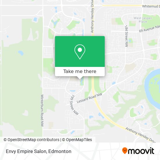 Envy Empire Salon plan
