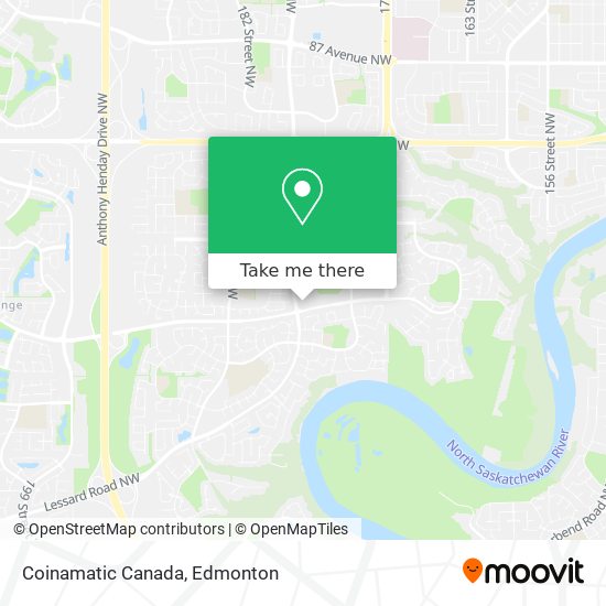 Coinamatic Canada map