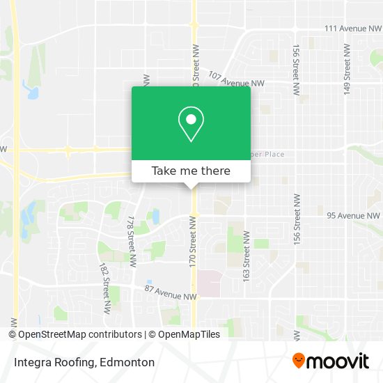 Integra Roofing map