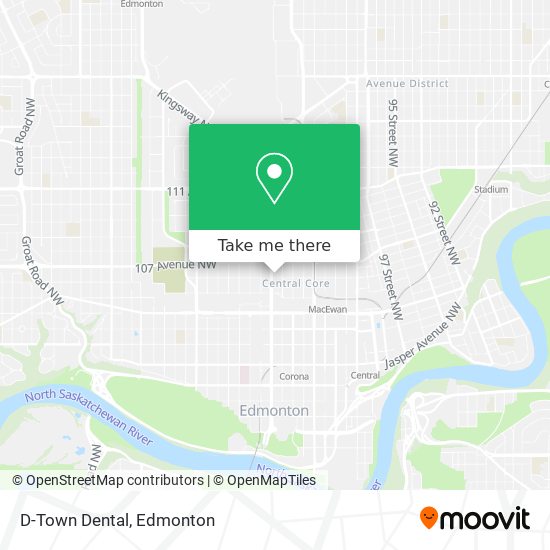 D-Town Dental map