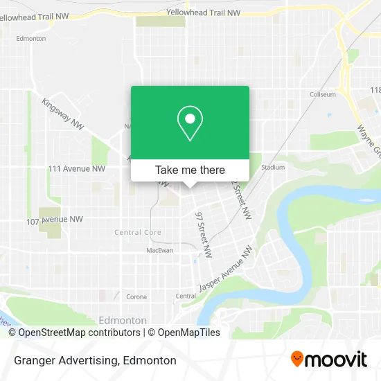 Granger Advertising map