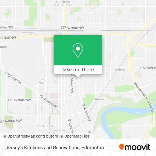 Jersey's Kitchens and Renovations map