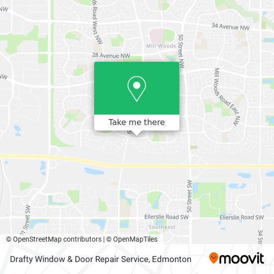 Drafty Window & Door Repair Service map