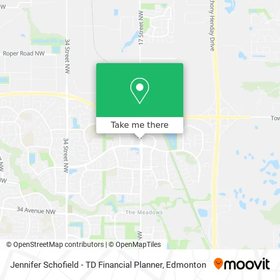 Jennifer Schofield - TD Financial Planner map