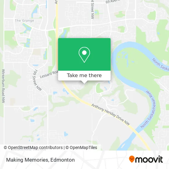 Making Memories map