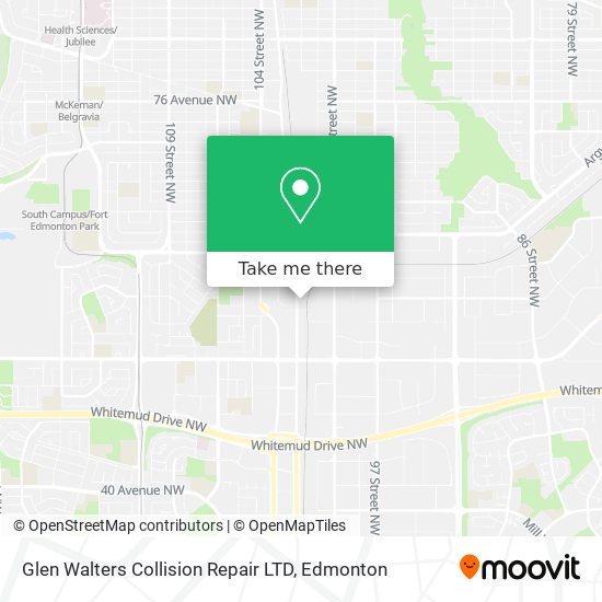 Glen Walters Collision Repair LTD map