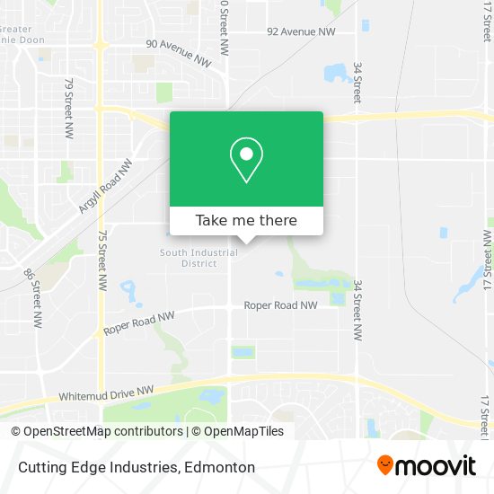 Cutting Edge Industries map