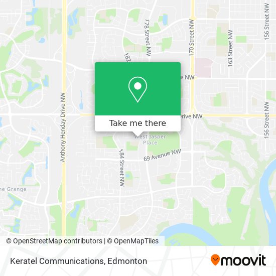 Keratel Communications map