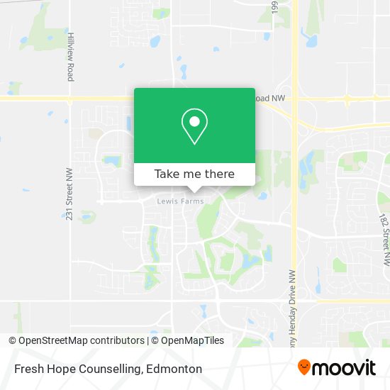 Fresh Hope Counselling plan