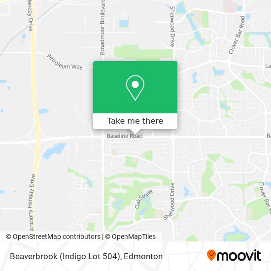 Beaverbrook (Indigo Lot 504) map