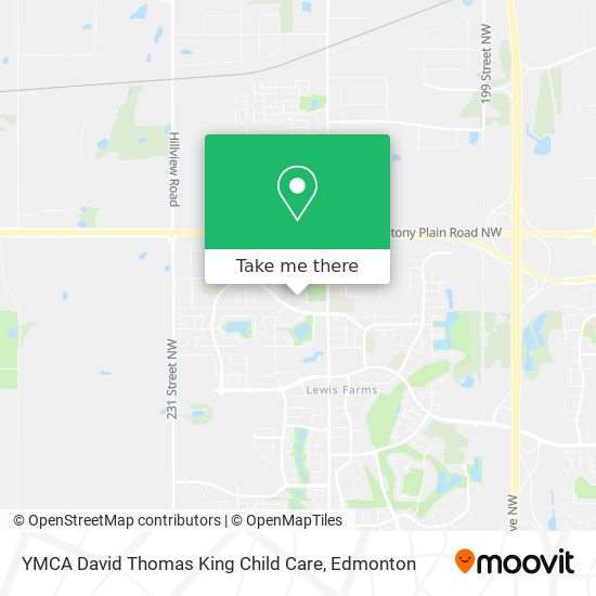 YMCA David Thomas King Child Care plan