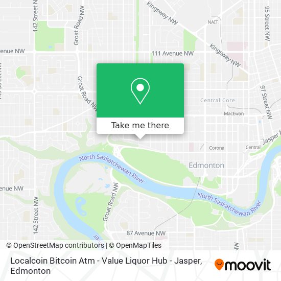 Localcoin Bitcoin Atm - Value Liquor Hub - Jasper map