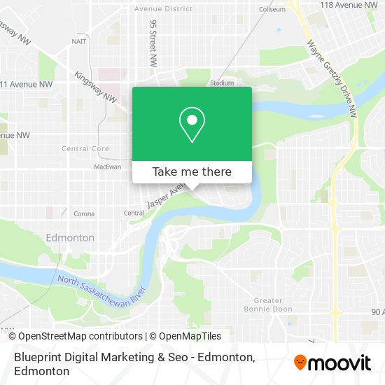 Blueprint Digital Marketing & Seo - Edmonton map