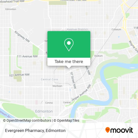 Evergreen Pharmacy map