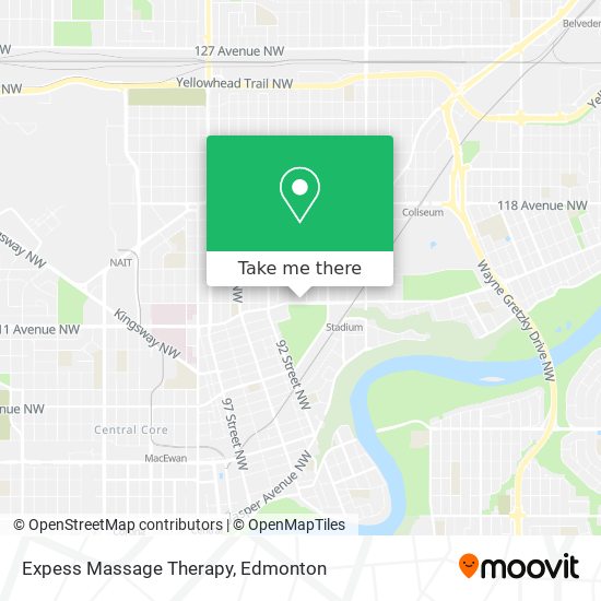 Expess Massage Therapy map