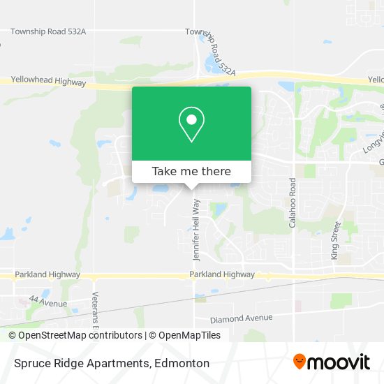 Spruce Ridge Apartments map