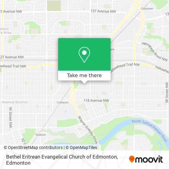Bethel Eritrean Evangelical Church of Edmonton plan