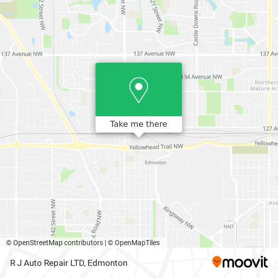 R J Auto Repair LTD map