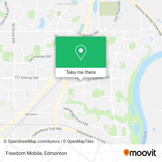 Freedom Mobile map