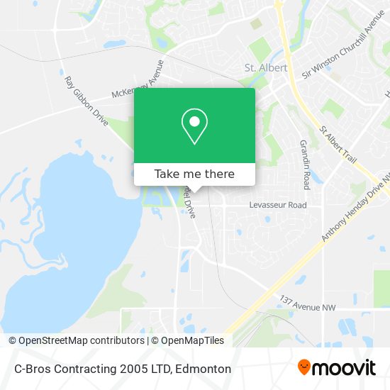 C-Bros Contracting 2005 LTD map