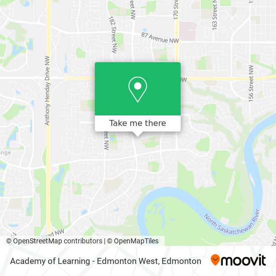 Academy of Learning - Edmonton West plan