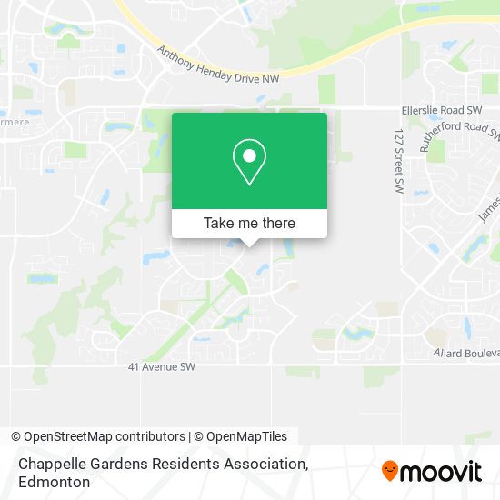 Chappelle Gardens Residents Association map