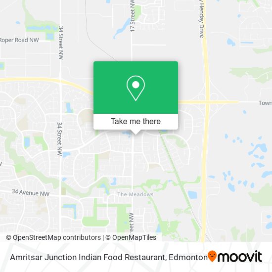 Amritsar Junction Indian Food Restaurant plan