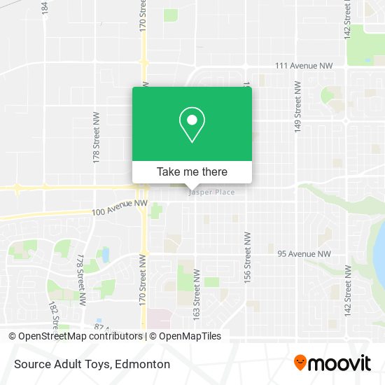 How to get to Source Adult Toys in Edmonton by Bus