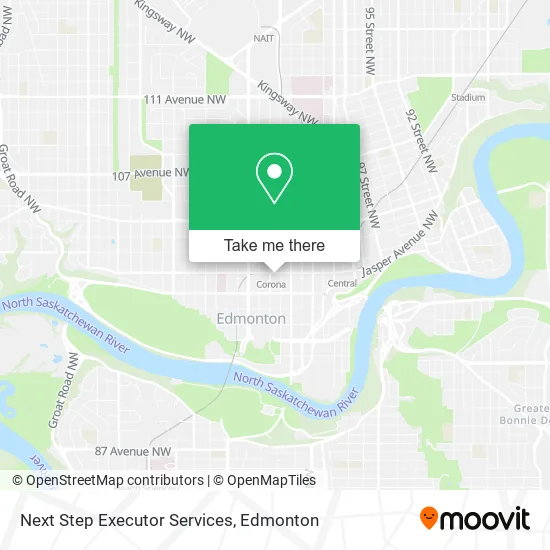 Next Step Executor Services map