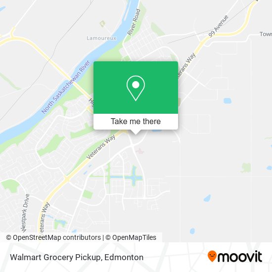 Walmart Grocery Pickup map