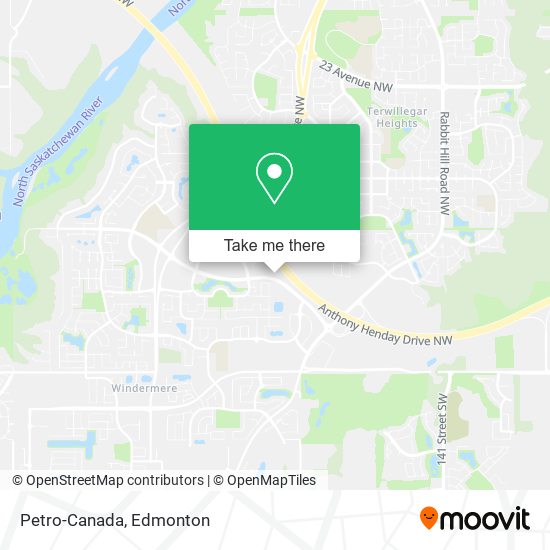 Petro-Canada map