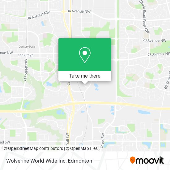 Wolverine World Wide Inc map